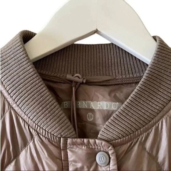 Bernardo Tornado Shiny Purple Packable Down Puffer Sustainable Lightweight S - Picture 2 of 14